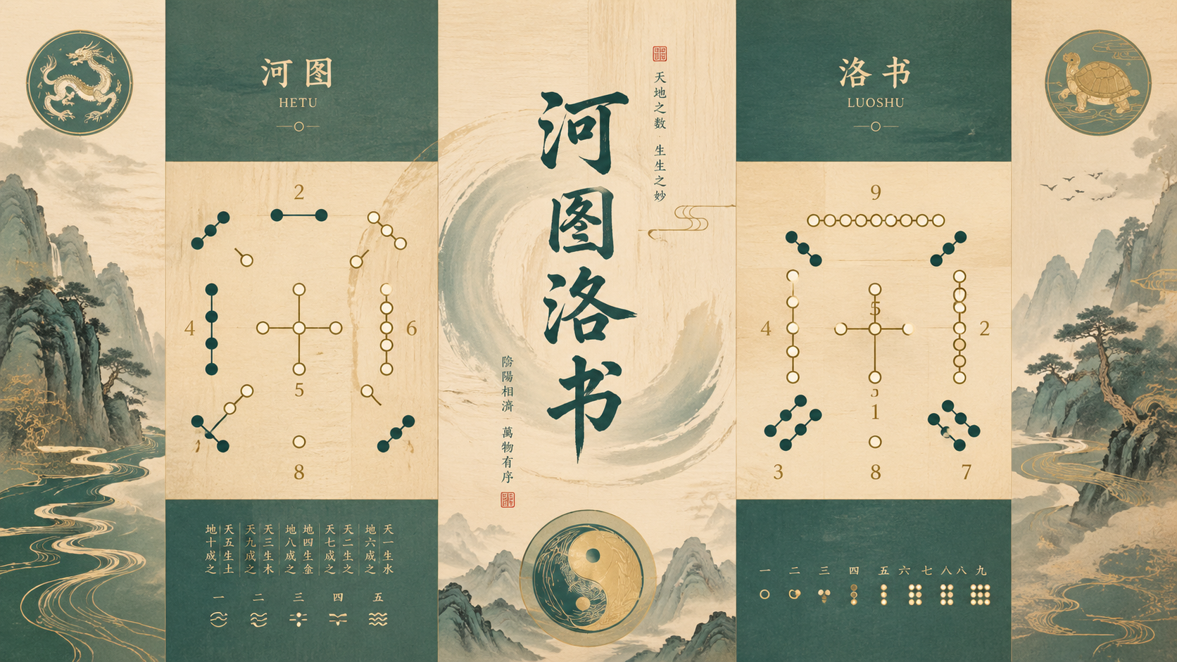 河图与洛书：古代图式中的秩序之美