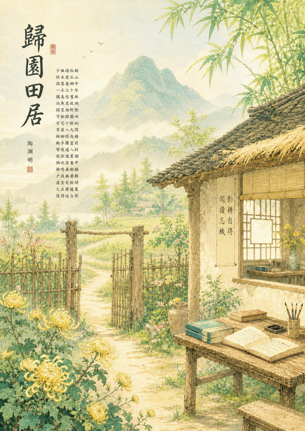 陶渊明归园田居：一座小宅里的安居理想