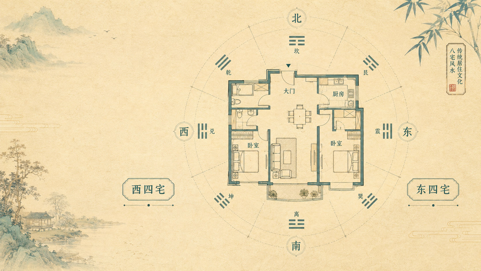 八宅派是什么：普通住宅最容易理解的一套方位方法